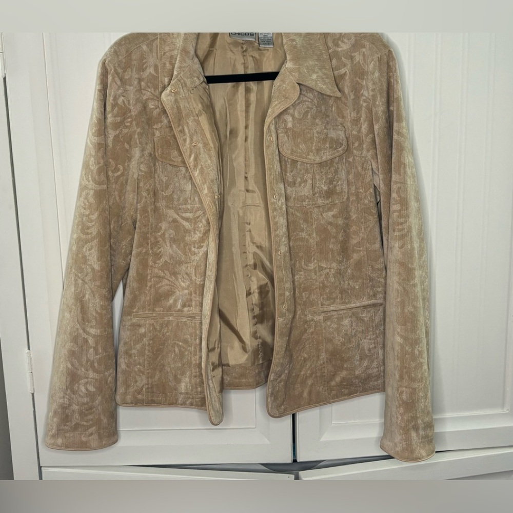 Chicos - Velvety tiny corduroy jacket